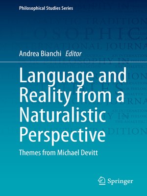 cover image of Language and Reality from a Naturalistic Perspective